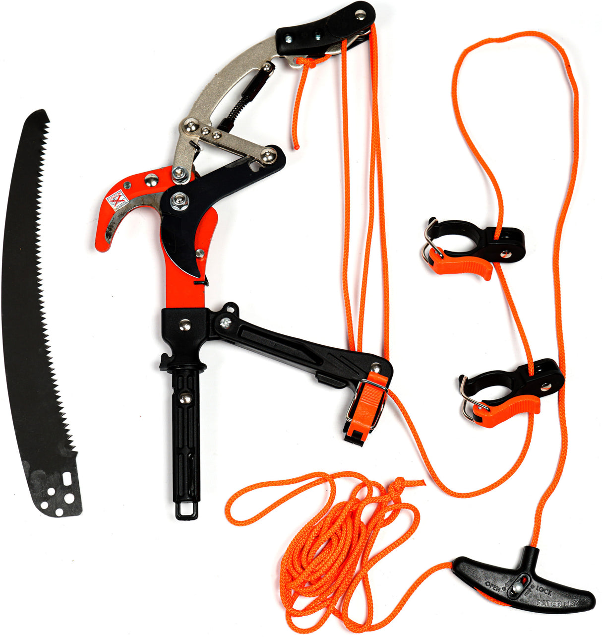 Élagueuse sur perche (échenilloir à crémaillère)