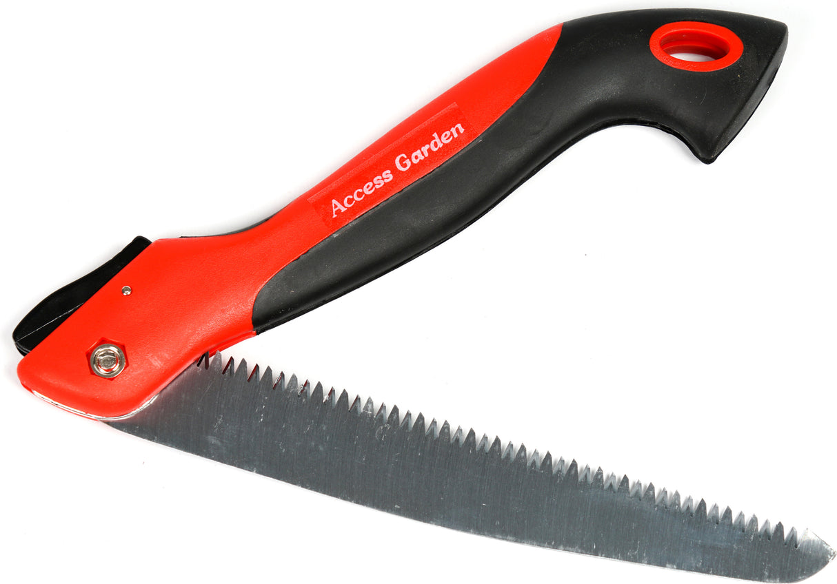Scie arboricole pliante à double champ