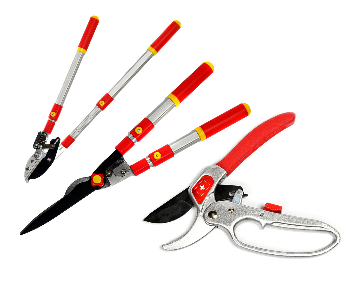 Pack sécateur, taille-haies et coupe-branches
