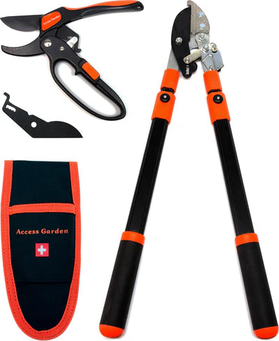 Pack d'outils : un sécateur + un coupe-branches