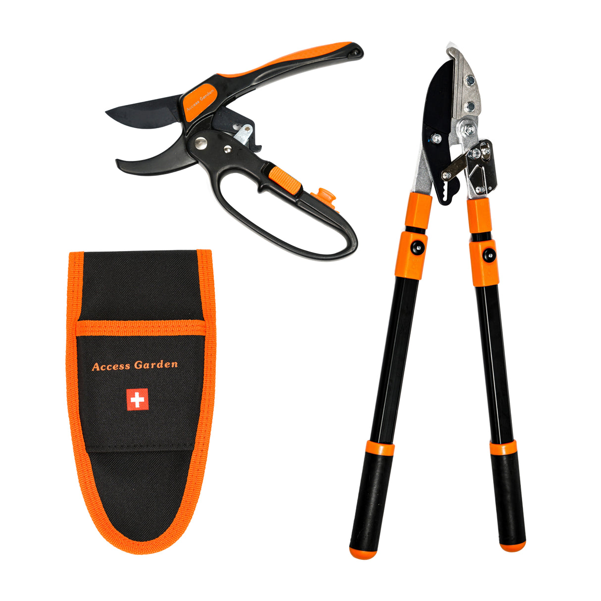 Pack d'outils : un sécateur + un coupe-branches
